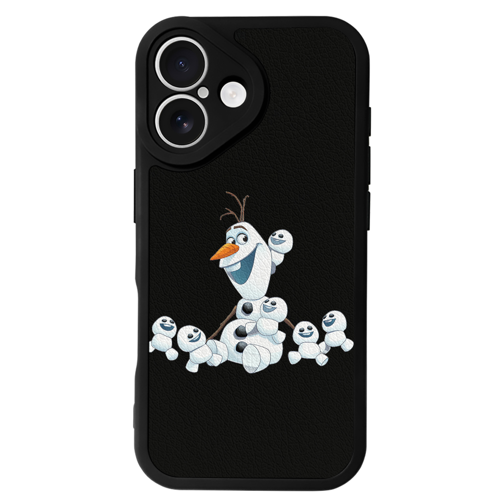 （画像用） アナと雪の女王 アンナ エルサ Frozen Anna Elsa 【iPhone 16シリーズ対応】シリコンスマホケース（レザー調） 材質：シリコン